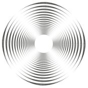 Halftone Spiral Background 9