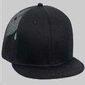 Superior Cotton Twill Flat Visor Pro Style Mesh Back Snapback Caps