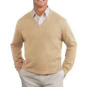 Fine Gauge V Neck Sweater