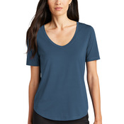 Women's Stretch Jersey Relaxed Scoop