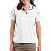 Ladies Dri Mesh® Polo with Tipped Collar and Piping
