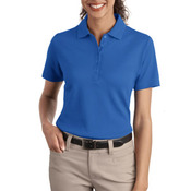 Ladies Textured Polo with Wicking