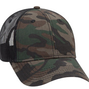 CAMOUFLAGE COTTON TWILL MESH BACK CAP