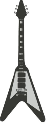 Music   V Shaped Stratocaster Guitar