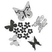 Girly Butterly Grouping 2