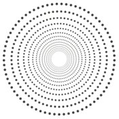 Halftone Spiral Background 107