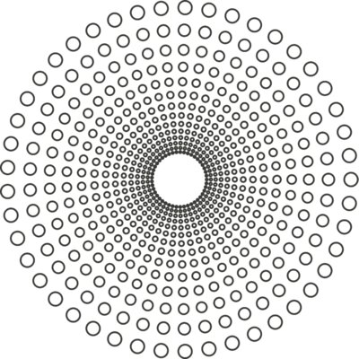 Halftone Spiral Background 16
