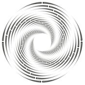 Halftone Spiral Background 5