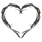 Charcoal Heart 20