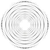 Halftone Spiral Background 143