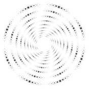 Halftone Spiral Background 132