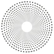 Halftone Spiral Background 109