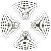Halftone Spiral Background 6