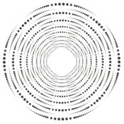Halftone Spiral Background 7