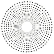 Halftone Spiral Background 102
