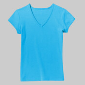 Anvil® Ladies 100% Ring Spun Cotton V-Neck T-Shirt 