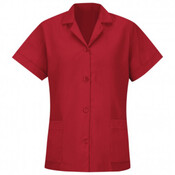 WOMEN'S LOOSE FIT BUTTON SMOCK