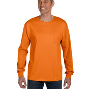 6.1 oz. Tagless® ComfortSoft® Long-Sleeve Pocket T-Shirt