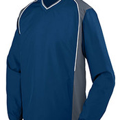 Adult Water Resistant Polyester Diamond Tech V-Neck Pullover