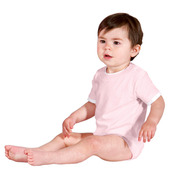Infant Short Sleeve 1 Piece with Shoulder Snaps