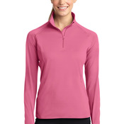 Ladies Sport Wick® Stretch 1/2 Zip Pullover