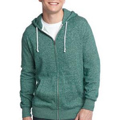 Young Mens Marled Fleece Full Zip Hoodie