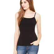 Ladies' Baby Rib Spaghetti Strap Tank Top