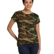 Ladies' Fine Jersey Camouflage T-Shirt