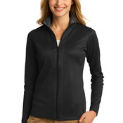 Ladies Vertical Texture Full Zip Jacket