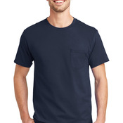 Tagless ® 100% Cotton T Shirt with Pocket