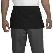 Waist Apron with Three Pockets