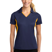 Ladies Side Blocked Micropique Sport Wick® Polo