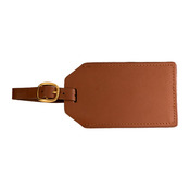 Grand Central Luggage Tag Sueded Leather