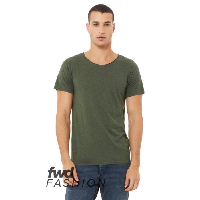 FWD Fashion Unisex Triblend Raw Neck T-Shirt Thumbnail