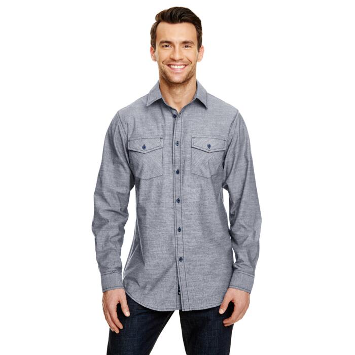 Men's Chambray Woven Shirt Thumbnail