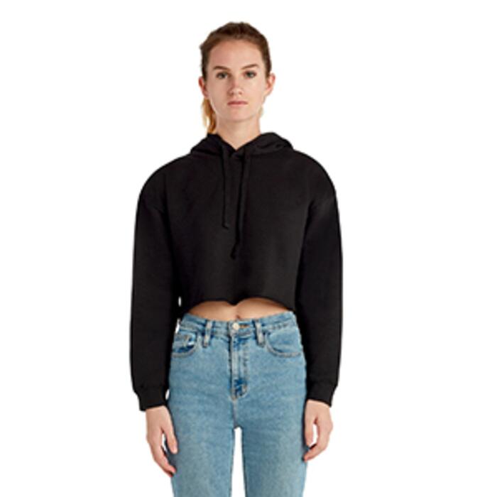 Ladies' Cropped Fleece Hoodie Thumbnail