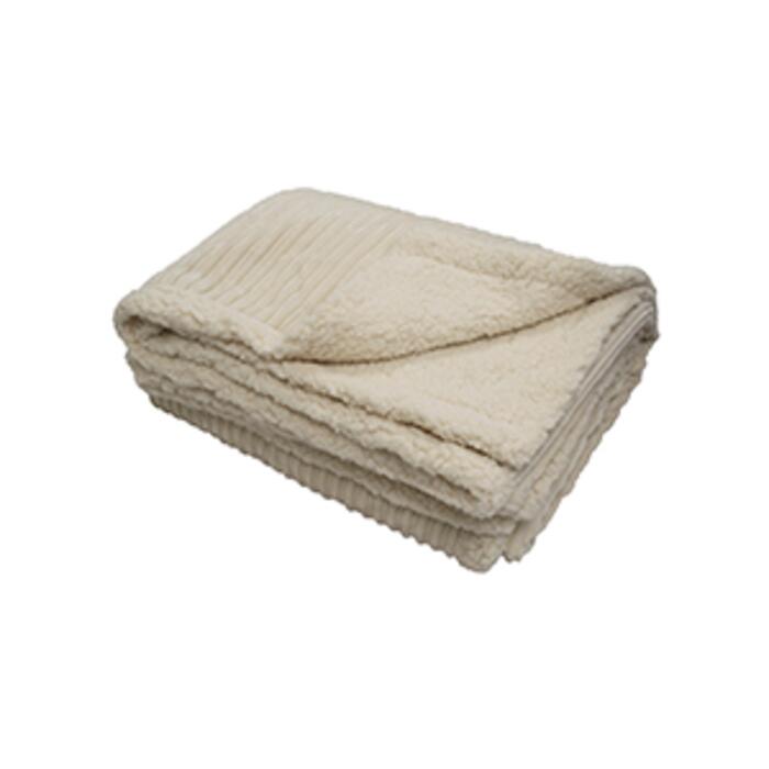 Corduroy Lambswool Throw Blanket Thumbnail