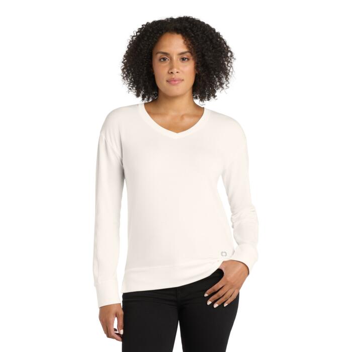 Women's Luuma Flex Long Sleeve V Neck Thumbnail