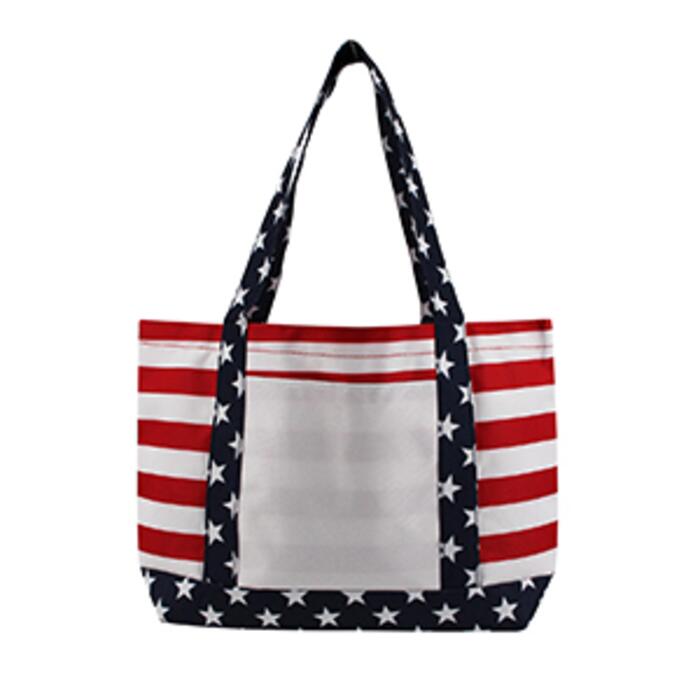 Patriotic Beach Tote Bag Thumbnail