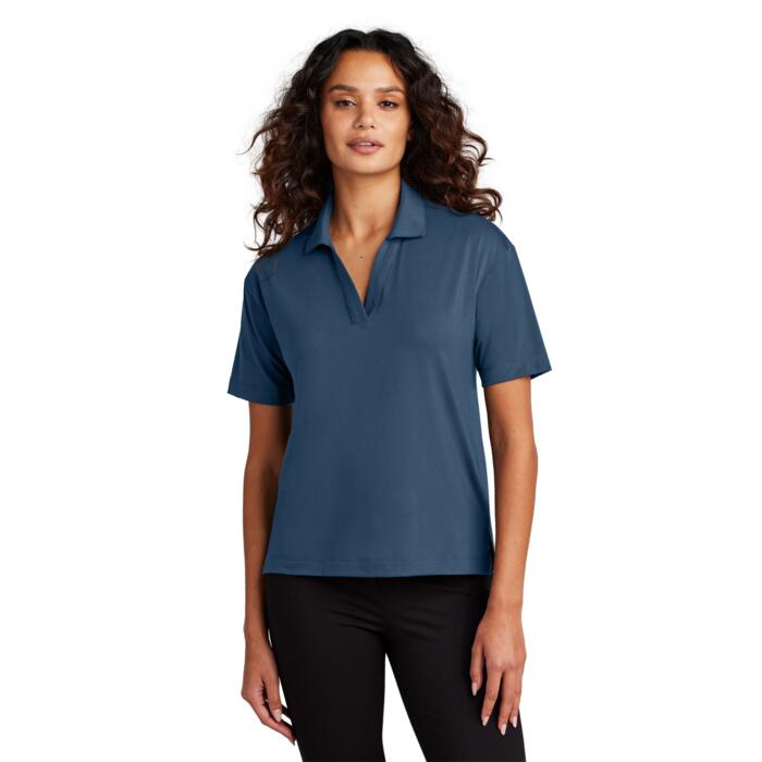 Women's Stretch Jersey Polo Thumbnail
