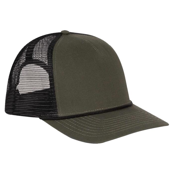 Cotton Retro Rope Trucker Hat Thumbnail