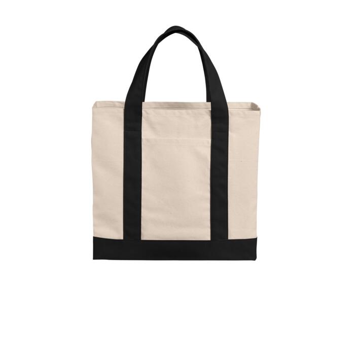 Cotton Canvas Two Tone Tote Thumbnail