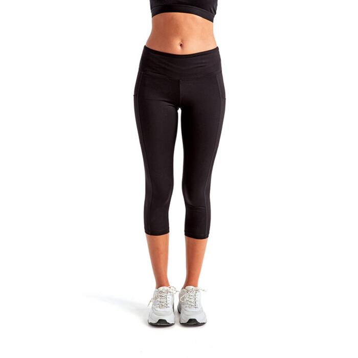 Ladies' Three-Quarter Performance Leggings Thumbnail