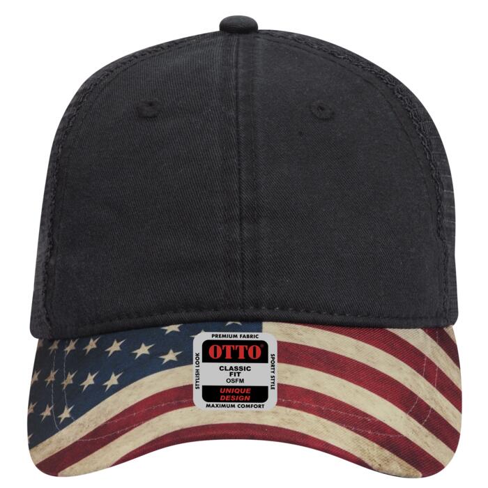 OTTO CAP 6 Panel Low Profile Mesh Back Trucker Dad Hat Thumbnail