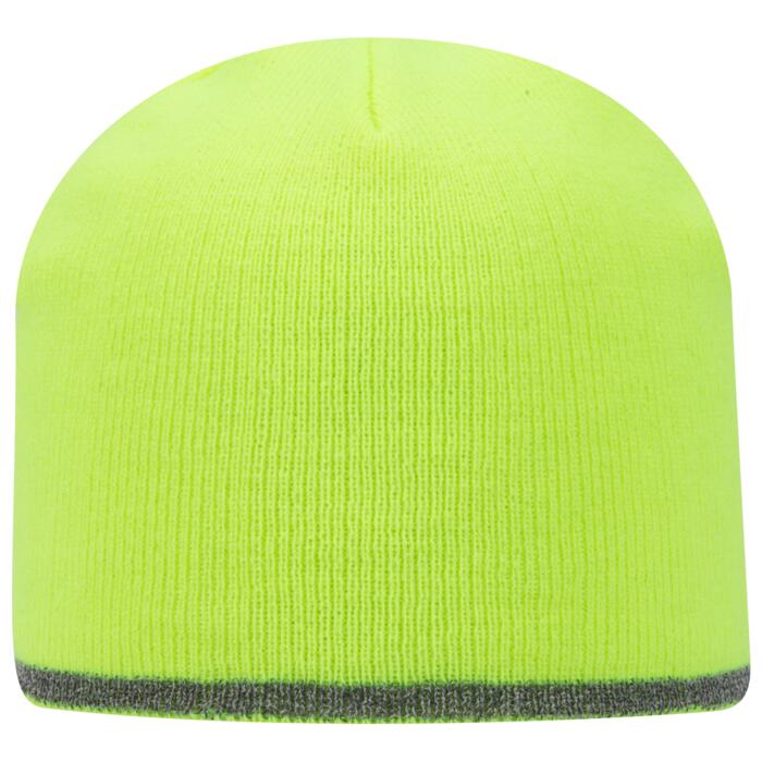OTTO CAP 9" Classic Knit Beanie w/ Reflective Stripe Thumbnail