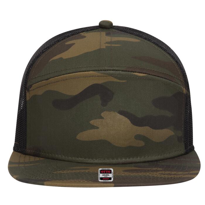 OTTO CAP "OTTO SNAP" 7 Panel Pro Style Mesh Back Trucker Snapback Hat Thumbnail