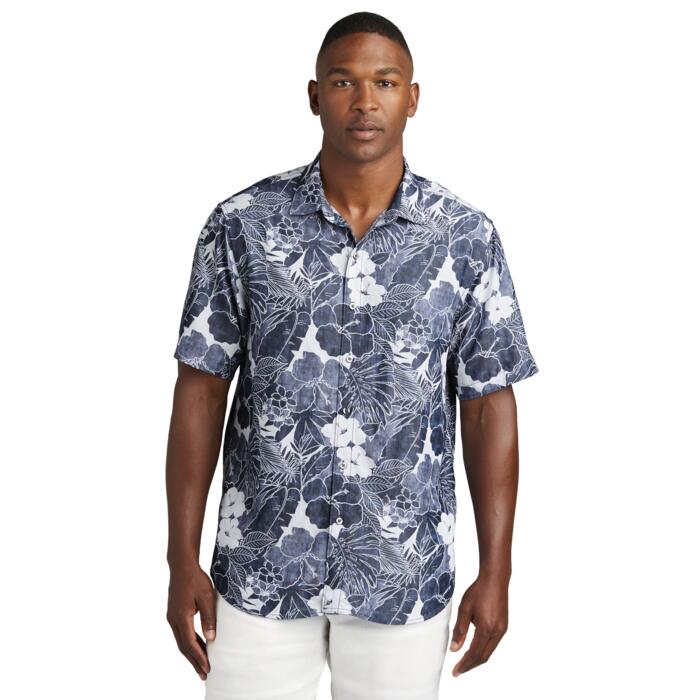 Coconut Point Playa Flora Short Sleeve Shirt Thumbnail