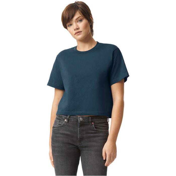 Ladies' Fine Jersey Boxy T-Shirt Thumbnail