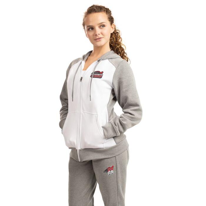 Ladies Three-Season Fleece Full Zip Hoodie Thumbnail