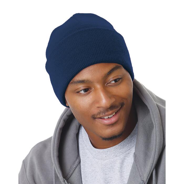 USA Made 12" Knit Cuff Beanie Thumbnail